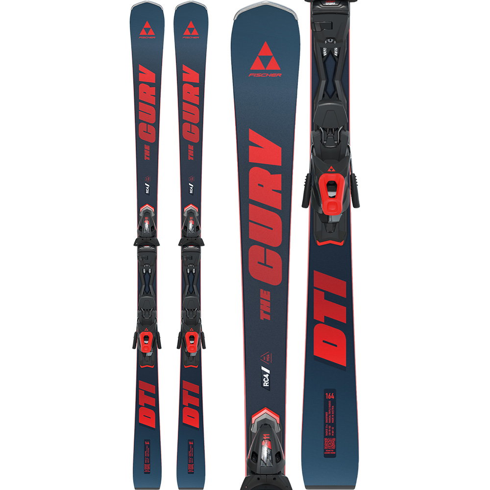 Fischer - The Curv DTI 25/26 Ski inkl. RS11 GripWalk® Powerrail Bindung