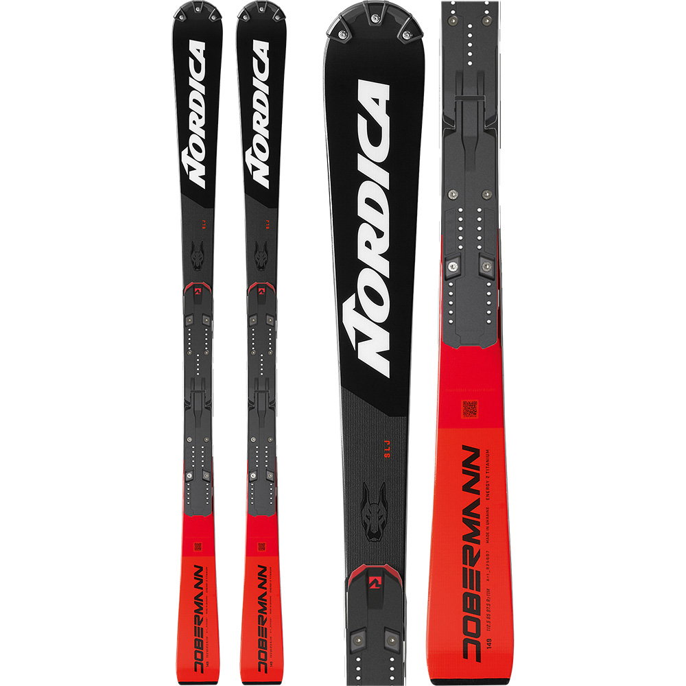 Nordica - Dobermann SLJ mit Platte 25/26 Kinderski inkl. Comp 10 TCX Bindung