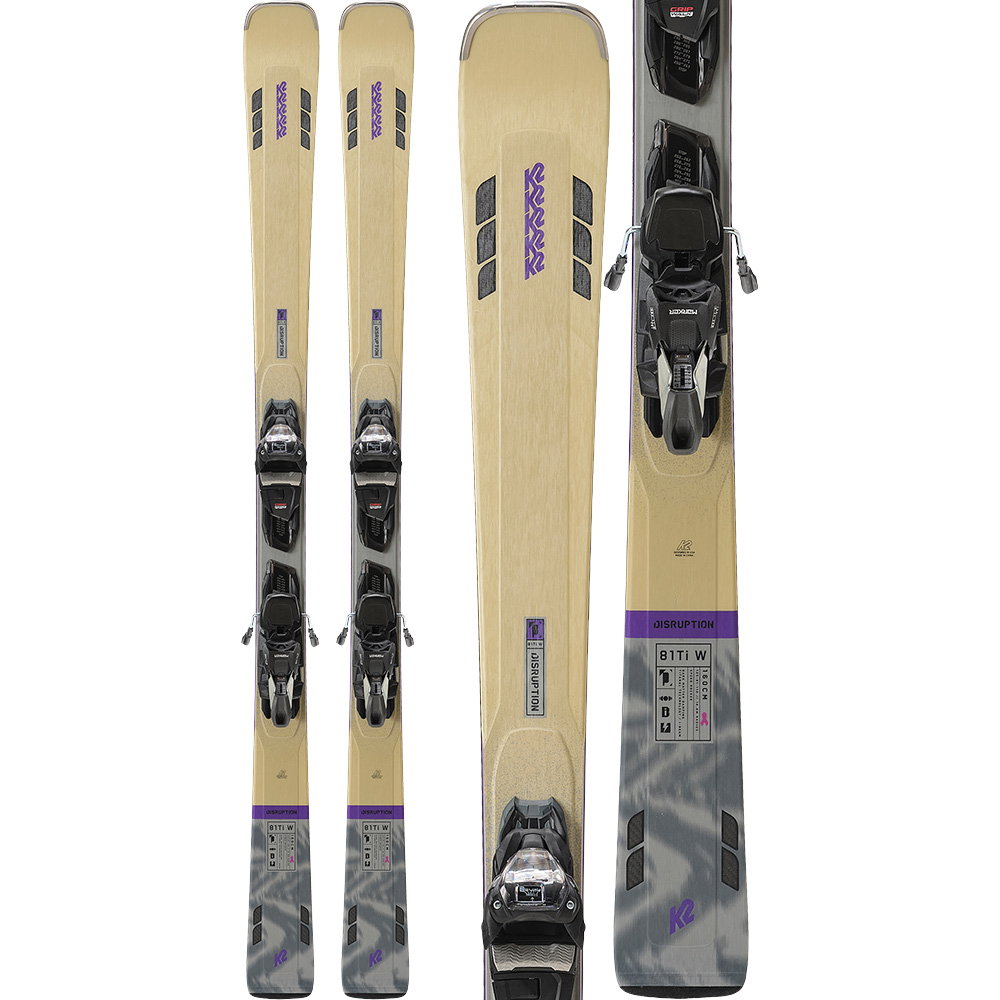 K2 - Disruption 81TI W 24/25 Ski Damen inkl. ERC 11 TCx light Quikclik Bindung