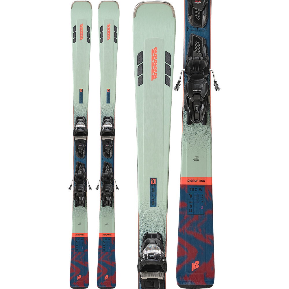 K2 - Disruption 78C W 24/25 Ski Damen inkl. ER3 10 Compact Quikclik Bindung