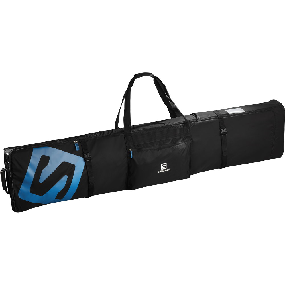 Salomon - Clubline Wheeled Trolley Skisack für 2-3 Paar Ski schwarz