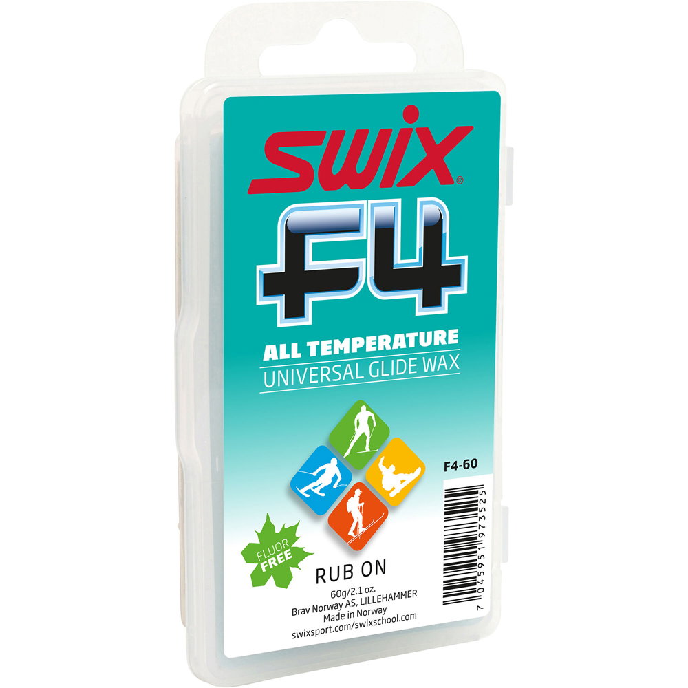 Swix - F4 Glidewax 60g Rub-on w/cork
