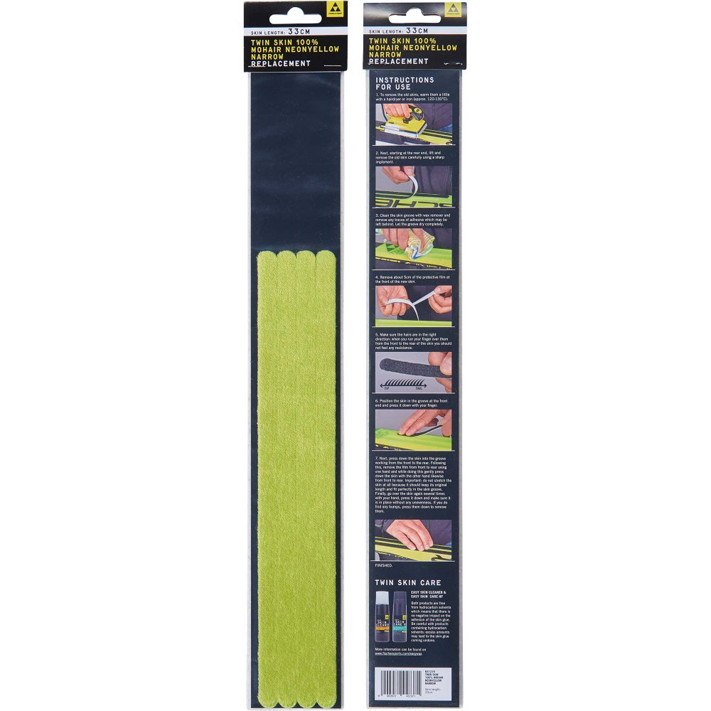Fischer - Twin Skin Yellow 100% Mohair Narrow Ersatzfelle