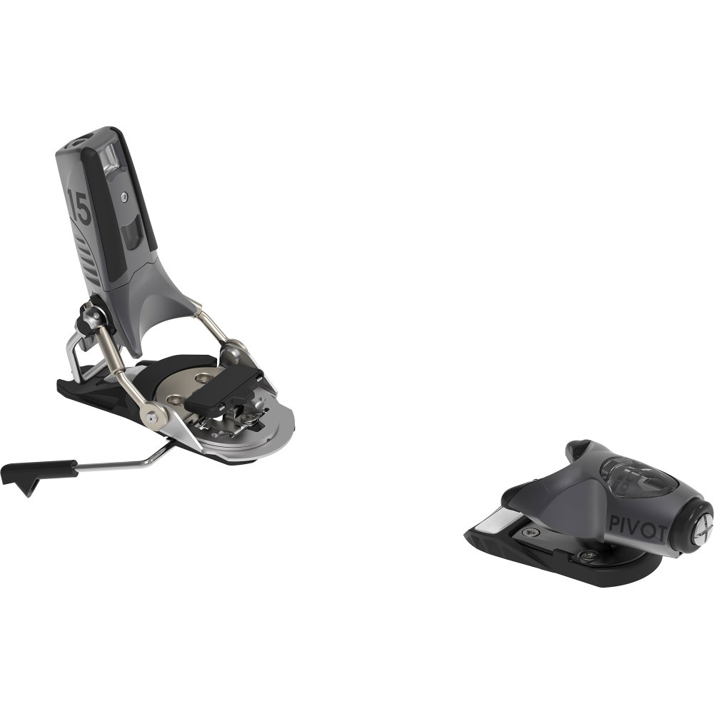 Look Bindings - Pivot 2.0 15 GripWalk Freeski Bindung black metal 115mm Stopper