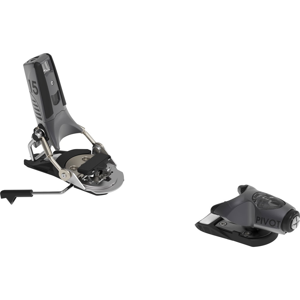 Look Bindings - Pivot 2.0 15 GripWalk Freeski Bindung black metal 105mm Stopper