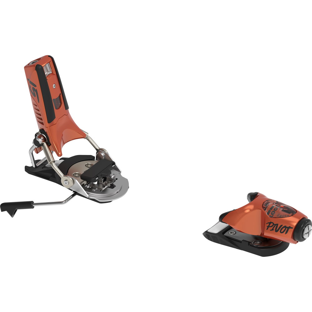 Look Bindings - Pivot 2.0 15 GripWalk Freeski Bindung orange metal 115mm Stopper