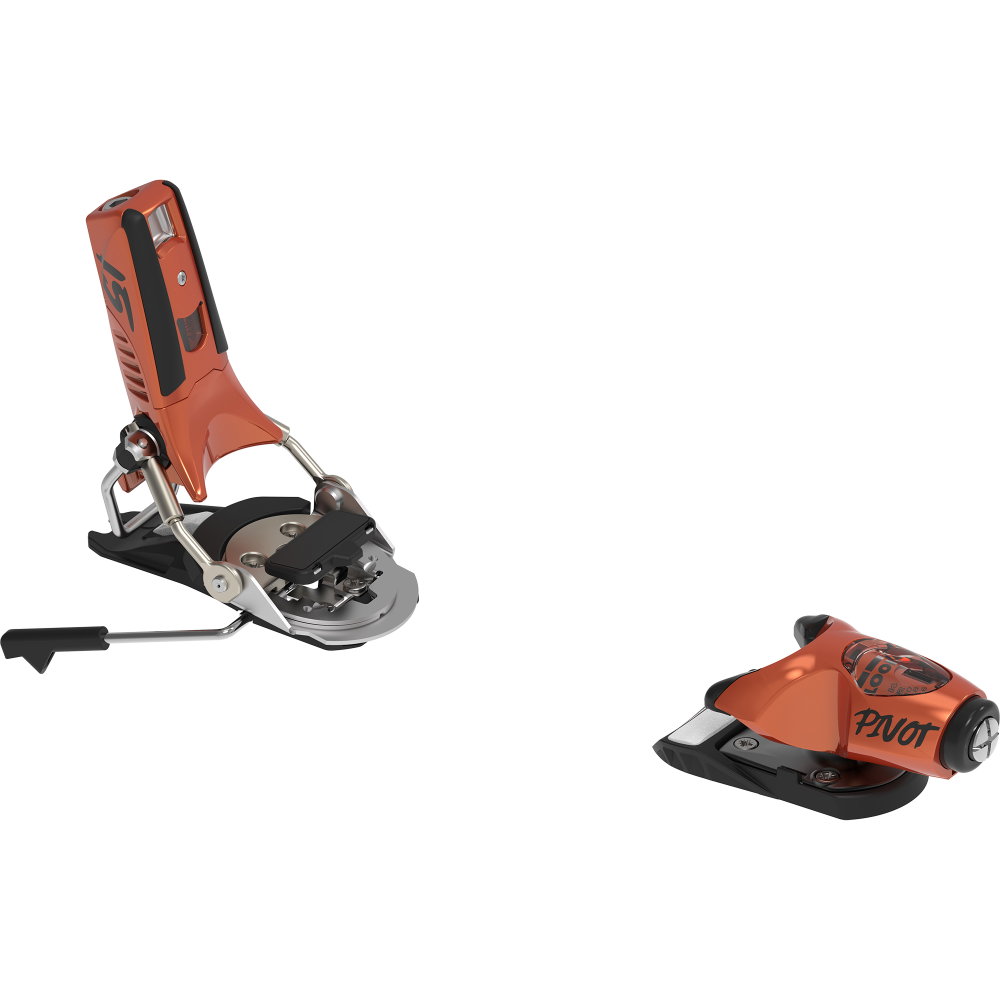 Look Bindings - Pivot 2.0 15 GripWalk Freeski Bindung orange metal 95mm Stopper