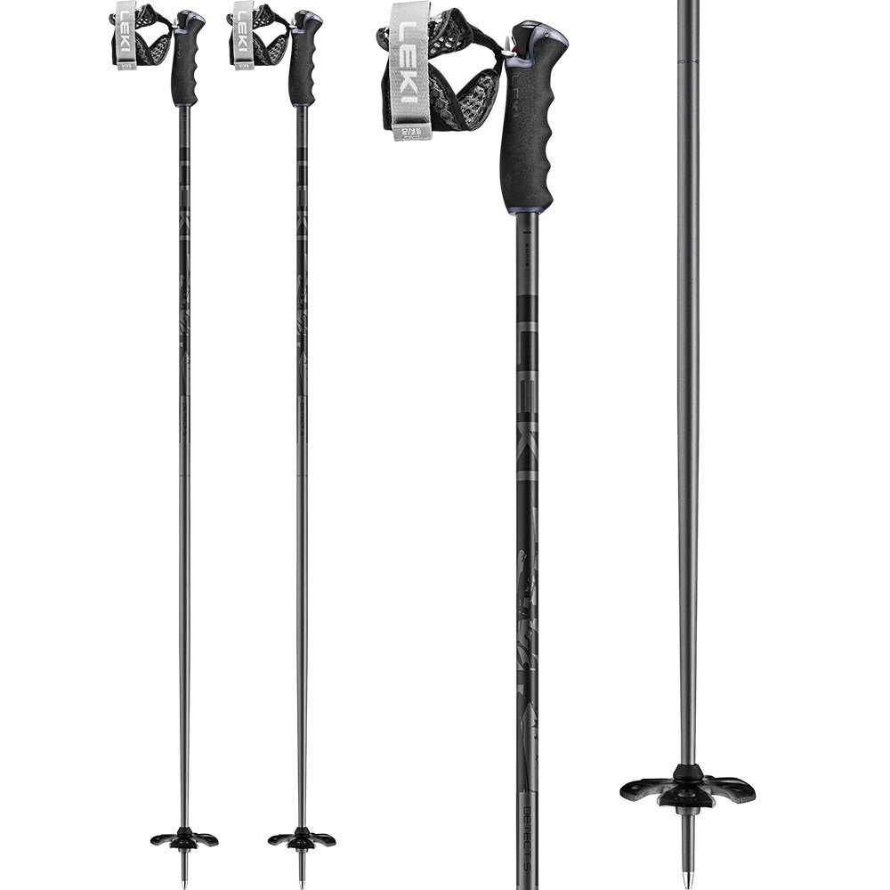 LEKI - Detect S Alpin Skistöcke dark anthracite