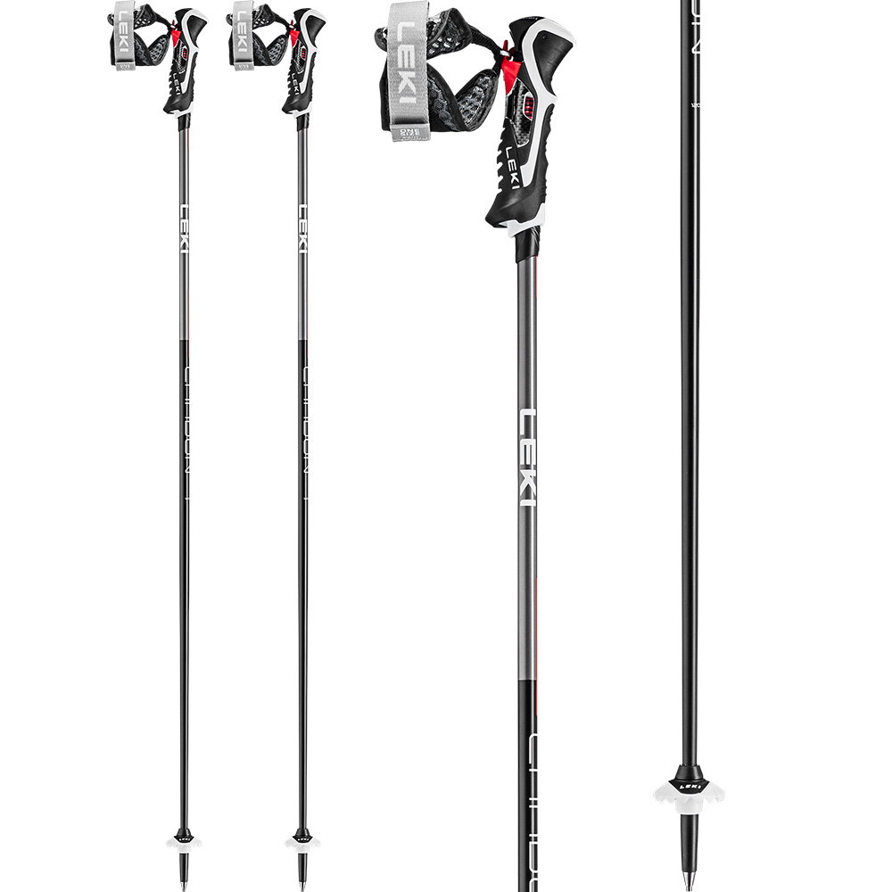 LEKI - Carbon 14 3D Alpin Skistöcke schwarz