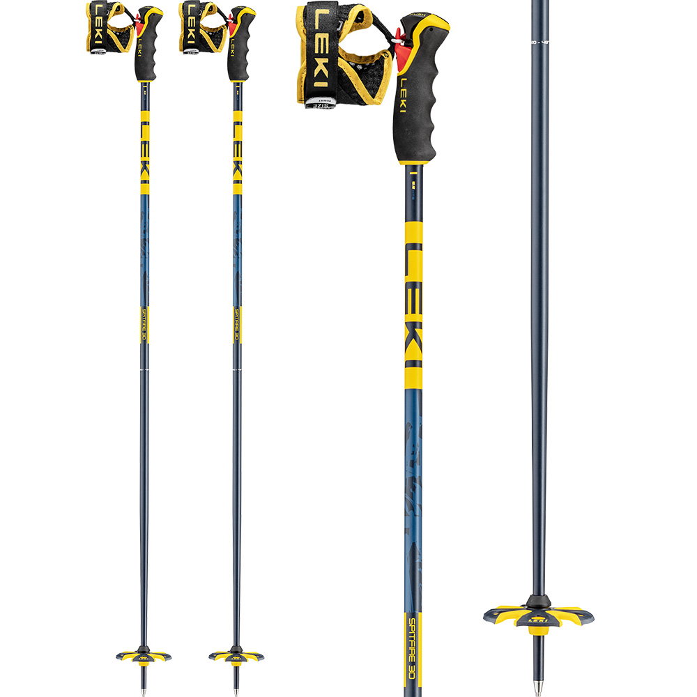 LEKI - Spitfire 3D Alpin Skistöcke denimblue