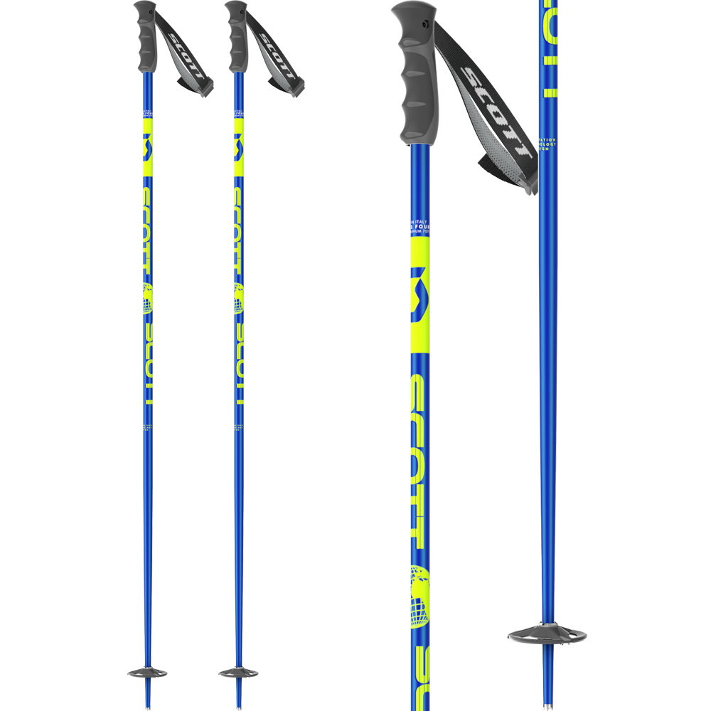 Scott - Riot Alpin Skistöcke royal blue