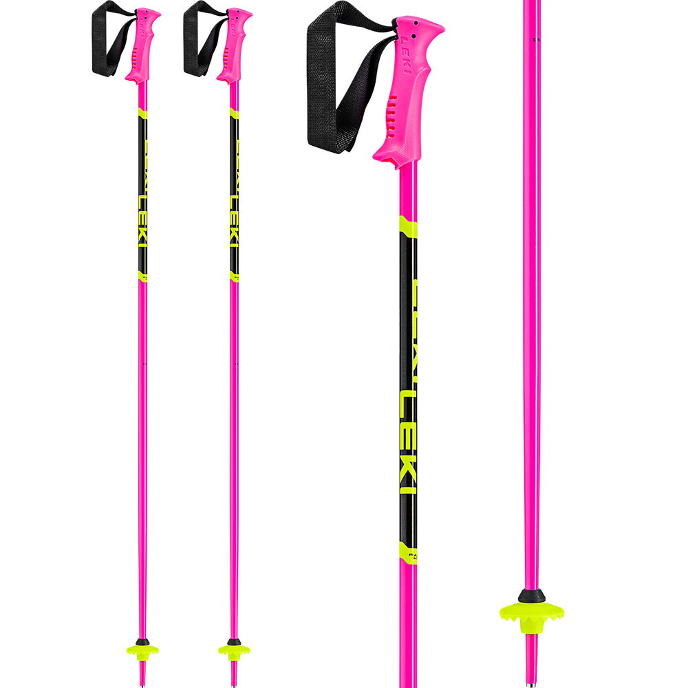 LEKI - Racing Kids Alpin Skistöcke Kids neonpink