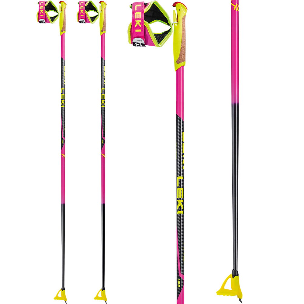 LEKI - HRC Junior Langlaufstöcke Kinder neonpink