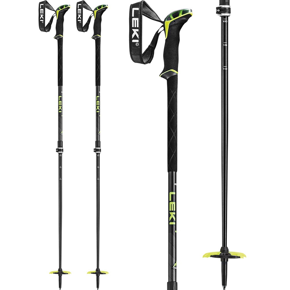 LEKI - Guide 2 Touren Skistöcke schwarz