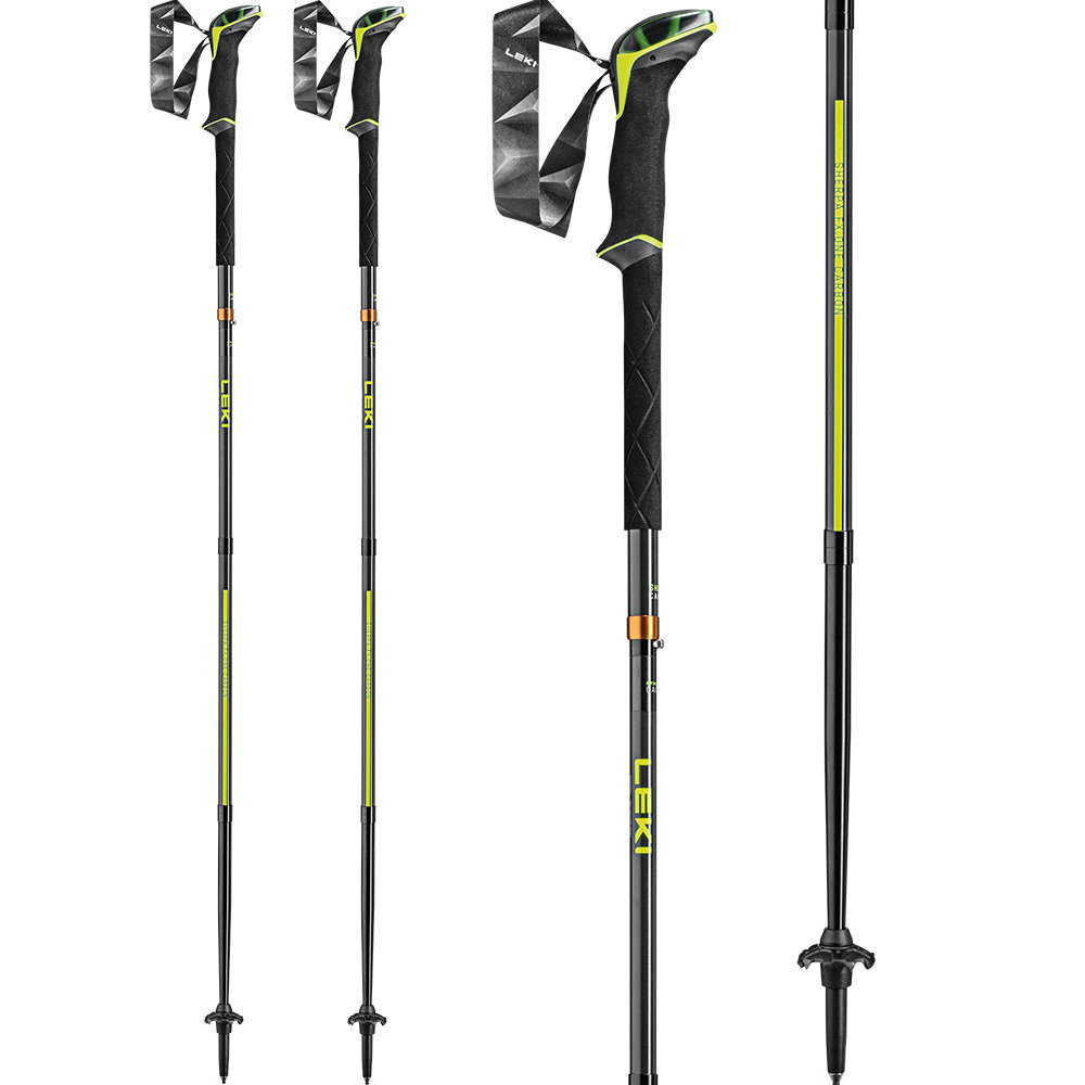 LEKI - Sherpa FX.One Carbon Wanderstöcke naturalcarbon neonyellw white