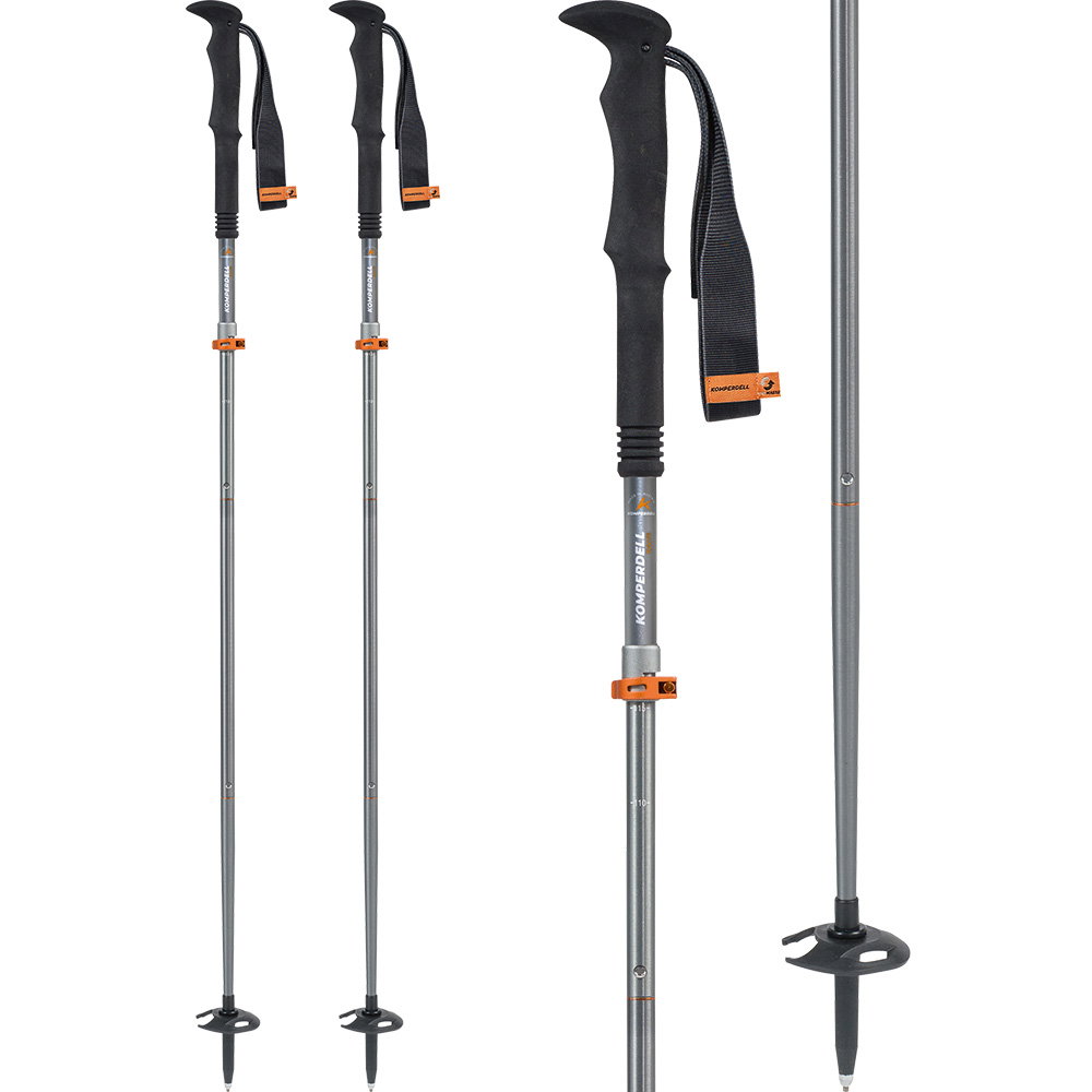 Komperdell - FX Lite Ti Vario Compact Wanderstöcke silber
