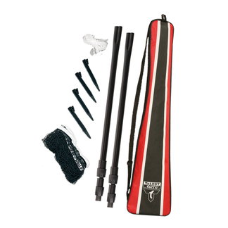 Teleskop Badmintonnetz schwarz