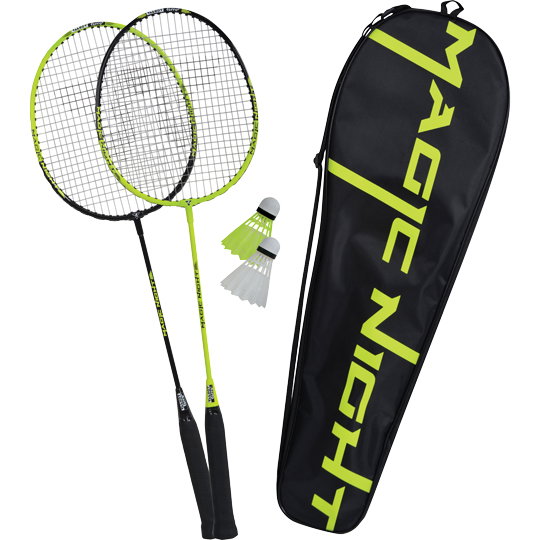 Talbot Torro - Magic Night LED Badminton Set besaitet schwarz