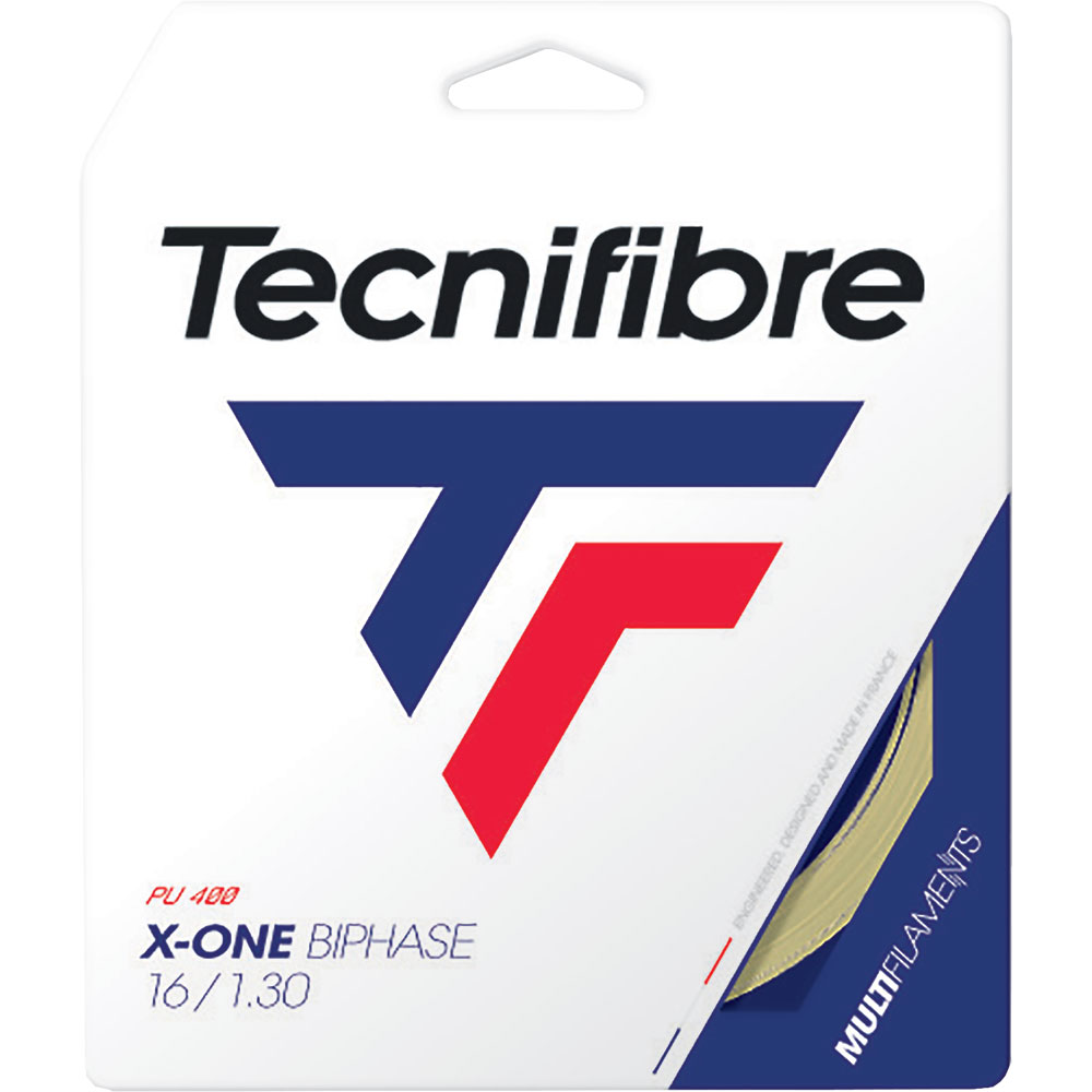 Tecnifibre - X-ONE BIPHASE 1.30 12m Tennissaite natur