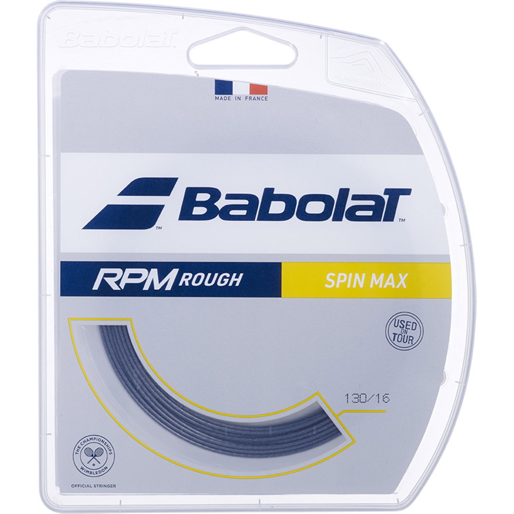Babolat - RPM Rough 12m Tennissaite dunkelgrau