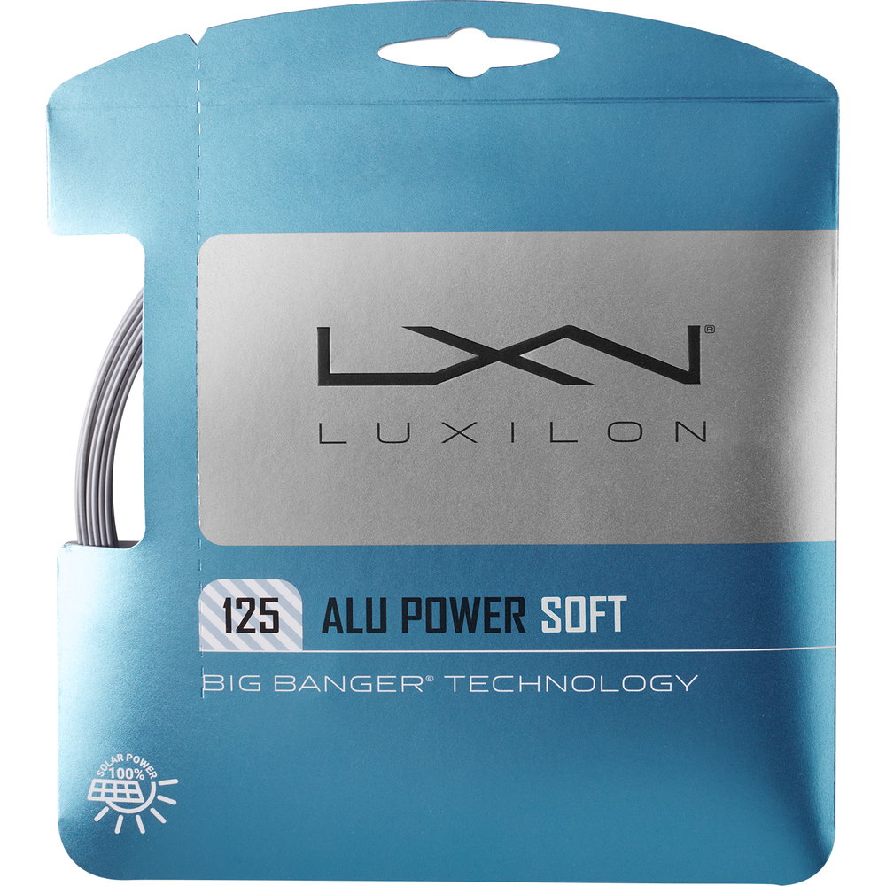 Luxilon - ALU POWER® Soft 125 Tennissaite silber