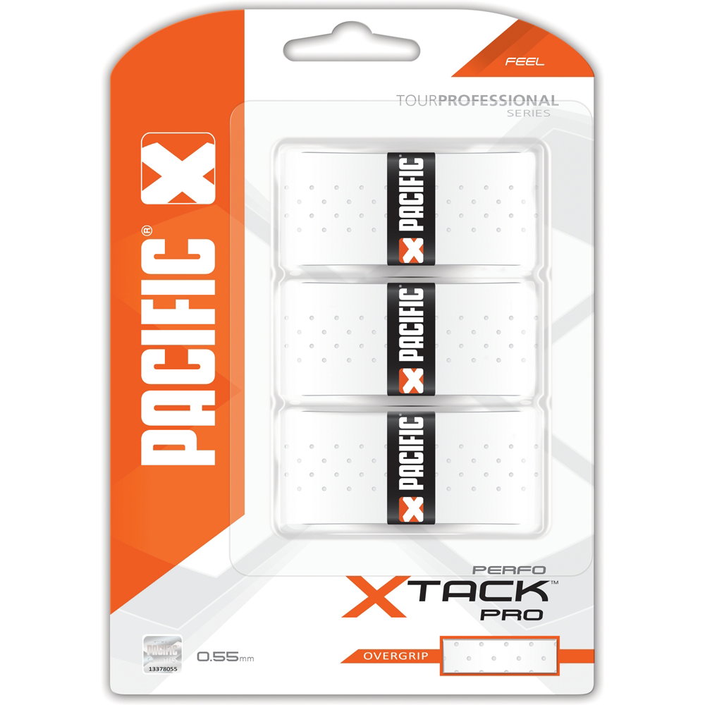 Pacific - X Tack Pro Performance Griffbänder 0,55mm 3er weiß