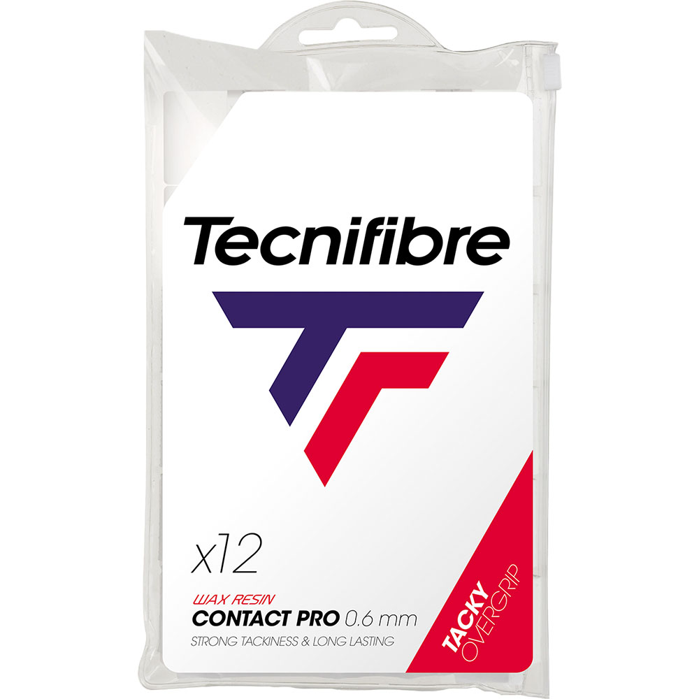 Tecnifibre - Pro Contact Griffband 12er Pack weiß
