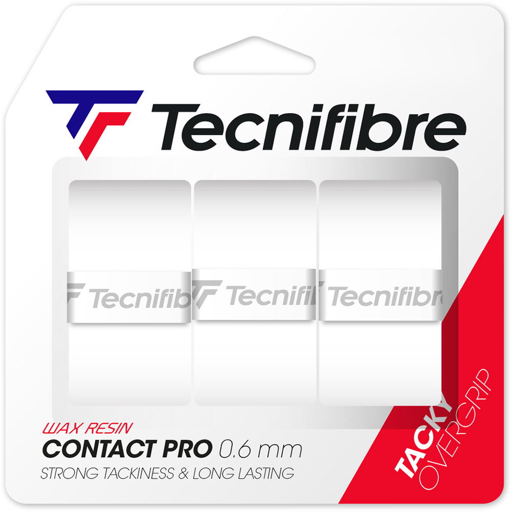 Tecnifibre - Pro Contact Griffband 3er Pack weiß