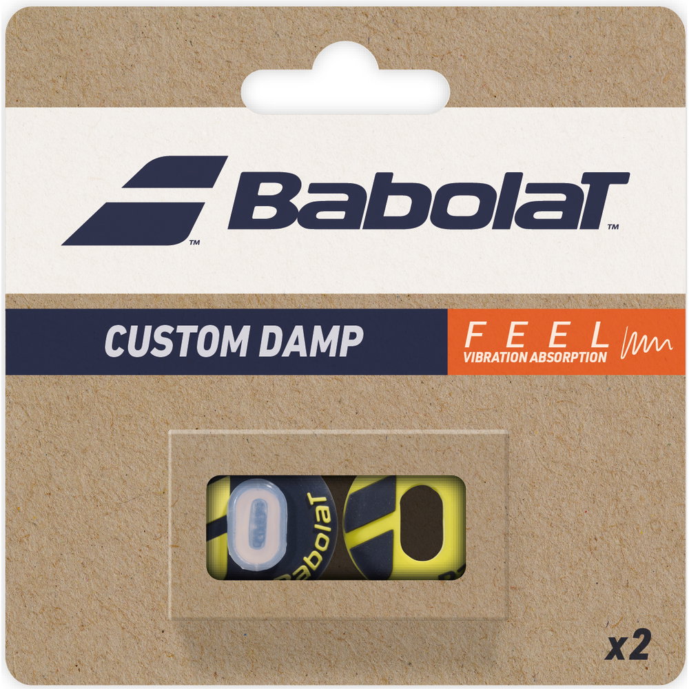 Babolat - Custom Damp 2er Vibrationsdämpfer schwarz