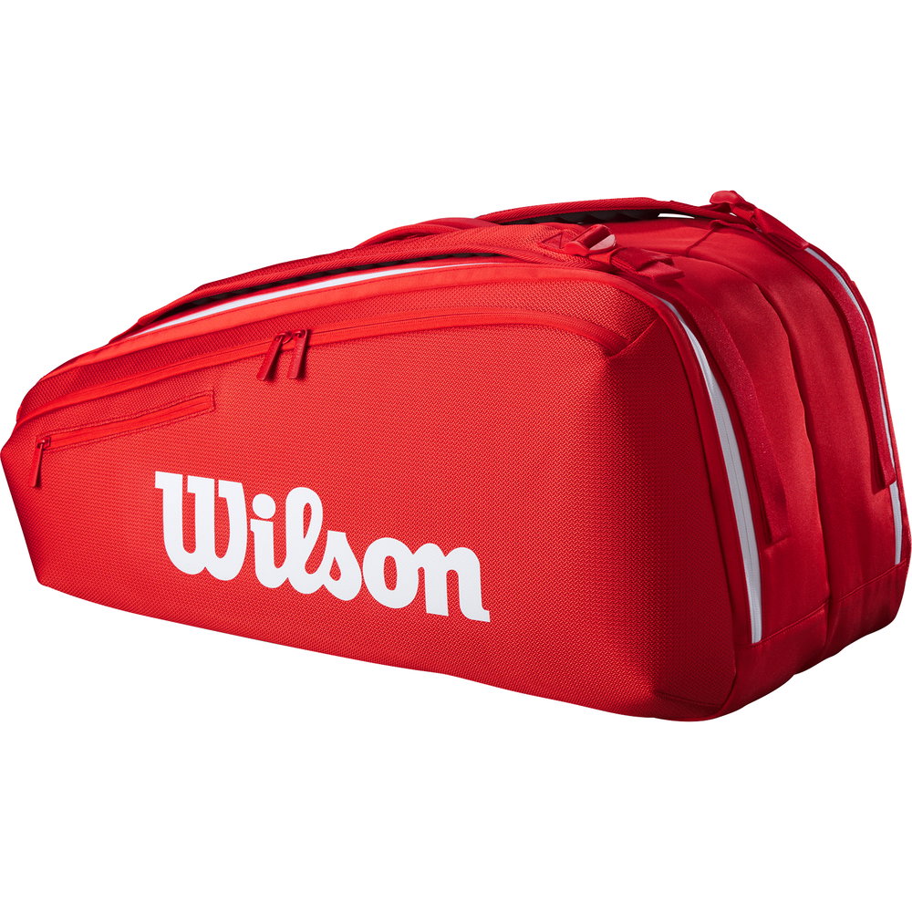 Wilson - Super Tour Red 9 Pack Tennistasche rot