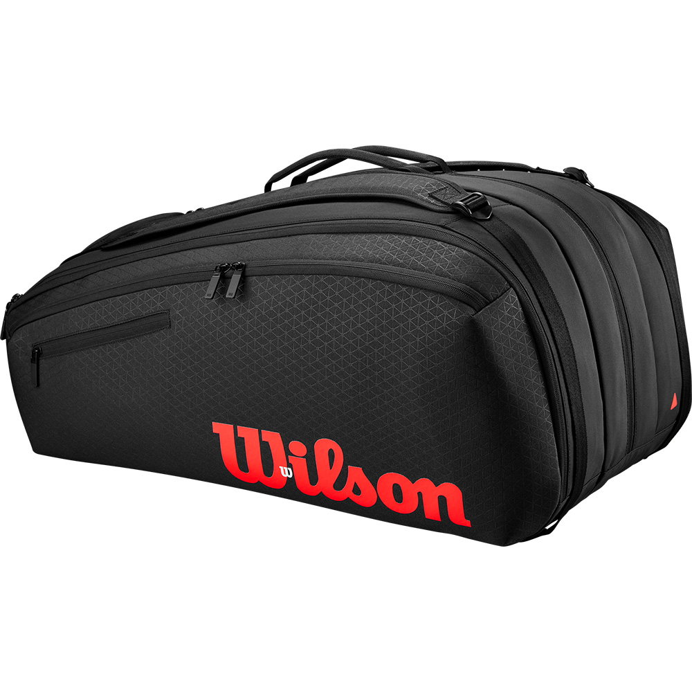 Wilson - Clash V3 Super Tour 15 Pack Tennistasche für 15 Schläger schwarz