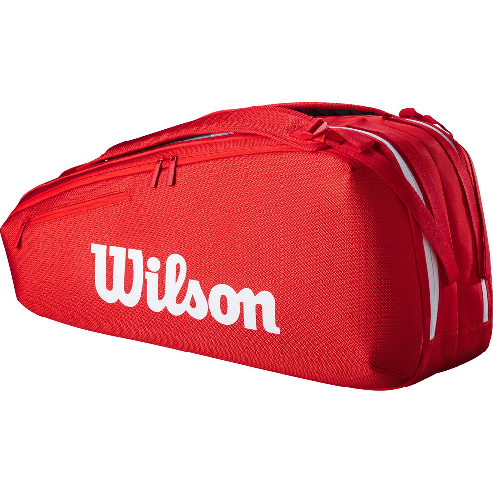 Wilson - Super Tour Red 6 Pack Tennistasche rot