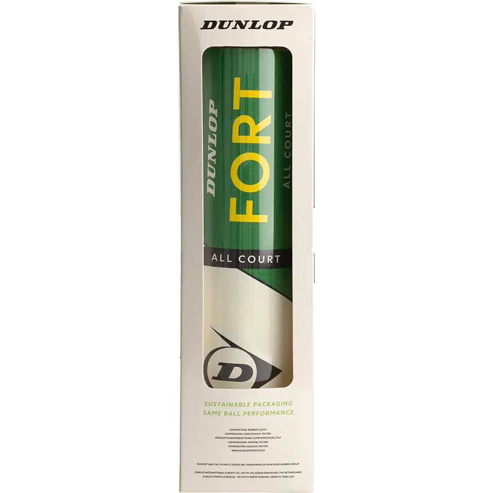 Dunlop - Fort All Court 2x4er PET Tennis Balls at Sport Bittl Shop