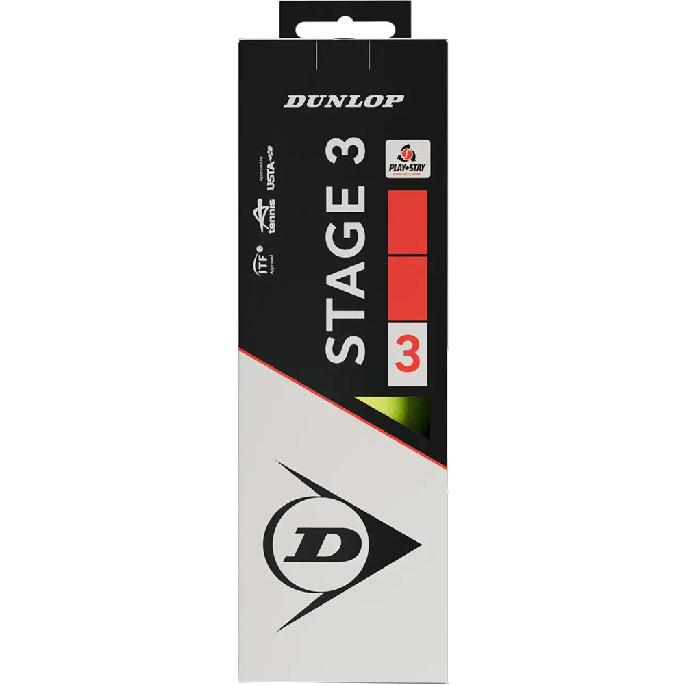 Dunlop - Stage 3 Red 3er Box Tennisbälle 248319_1283