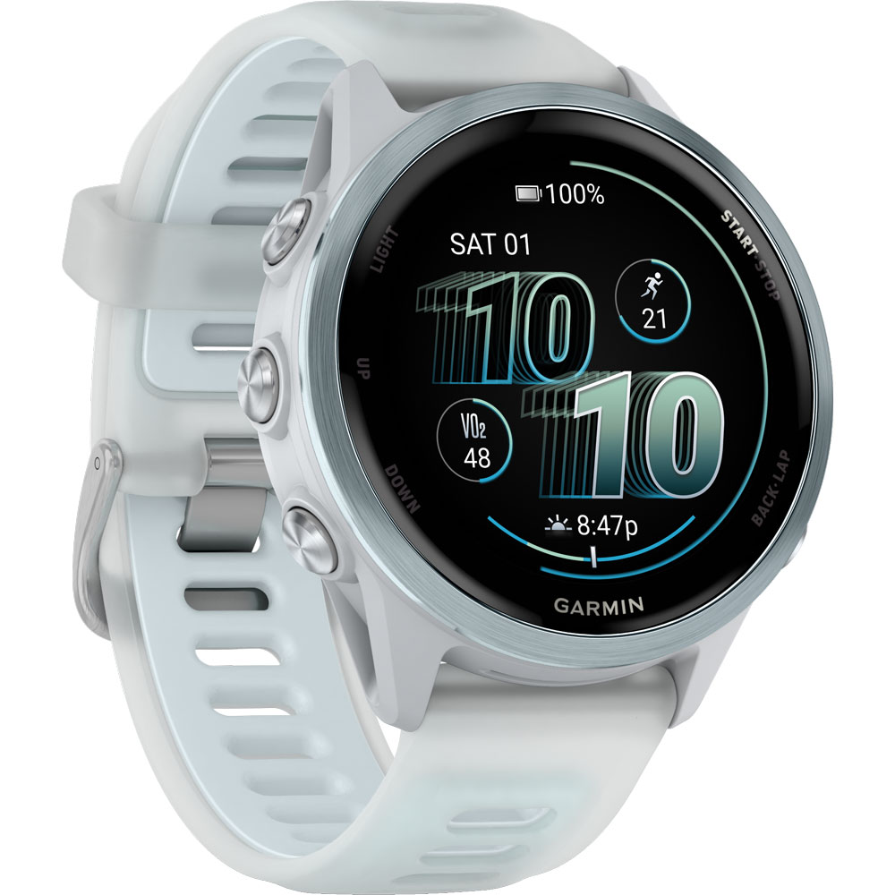 Garmin - Forerunner® 570 42mm Pulsuhr transparent steinweiss