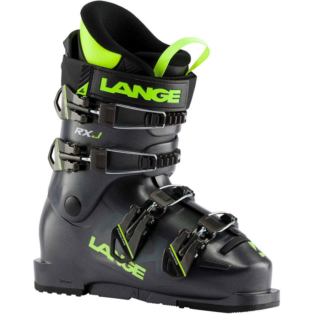Lange - RXJ Alpin Skischuhe Kinder anthracite lime