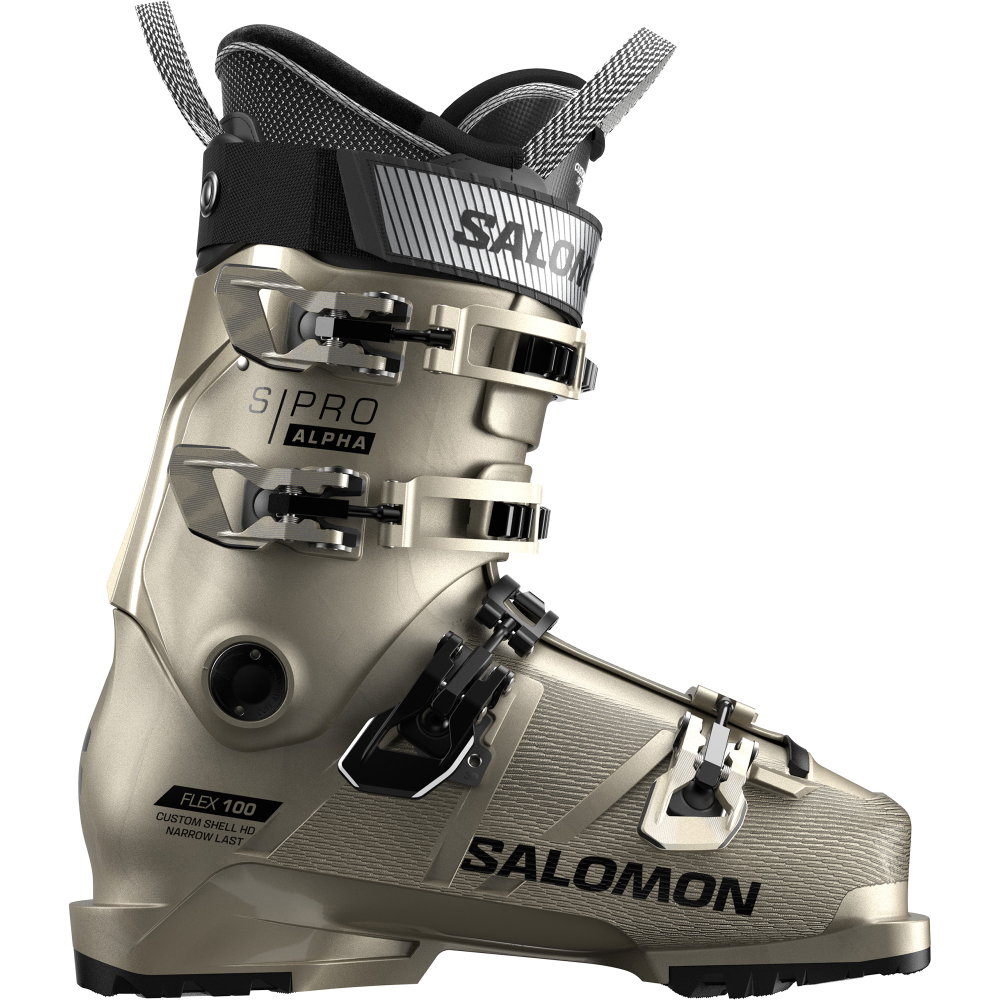 Salomon - S/PRO Alpha 100 W GripWalk® Alpin Skischuhe Damen light bronze metallic