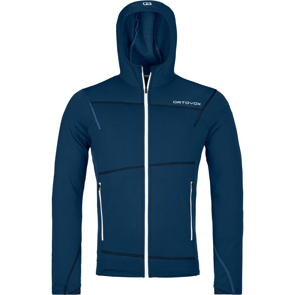 ORTOVOX - Fleece Light Hoodie Herren deep ocean
