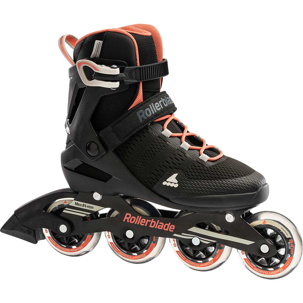 Rollerblade - SIRIO 84 W Inlineskates Damen schwarz koralle
