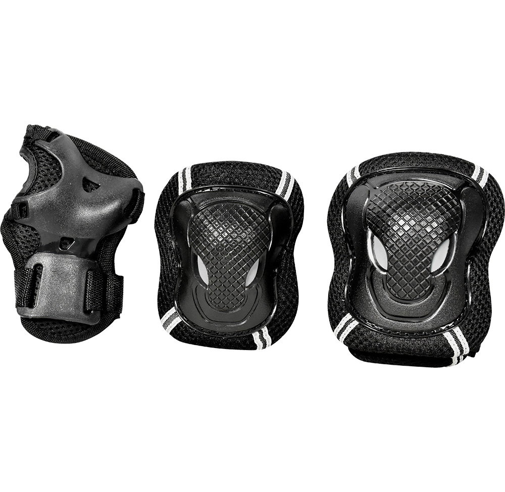 Globber - Fluxx Junior 3 Protektoren-Set Kinder schwarz