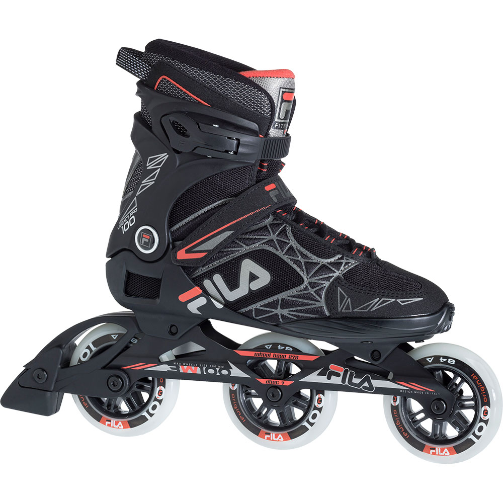 Fila - Legacy Pro 100 Inlineskates Herren schwarz rot