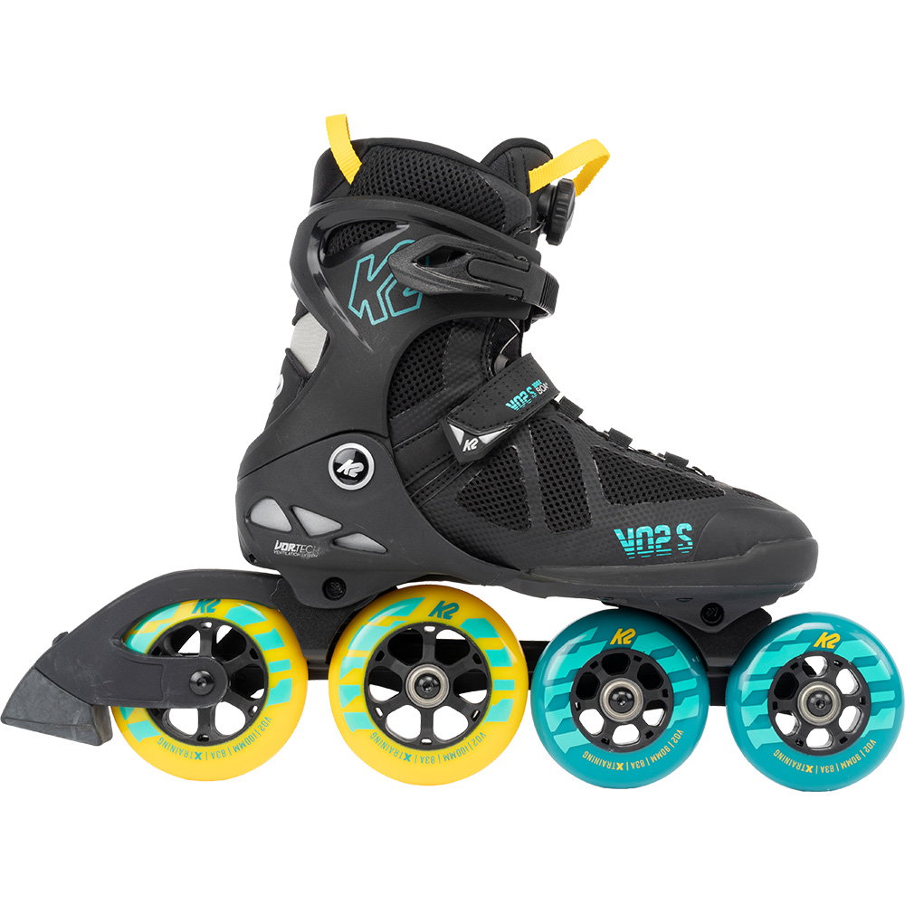 K2 - VO2 S 100 X BOA® Inlineskates Herren schwarz blau gelb