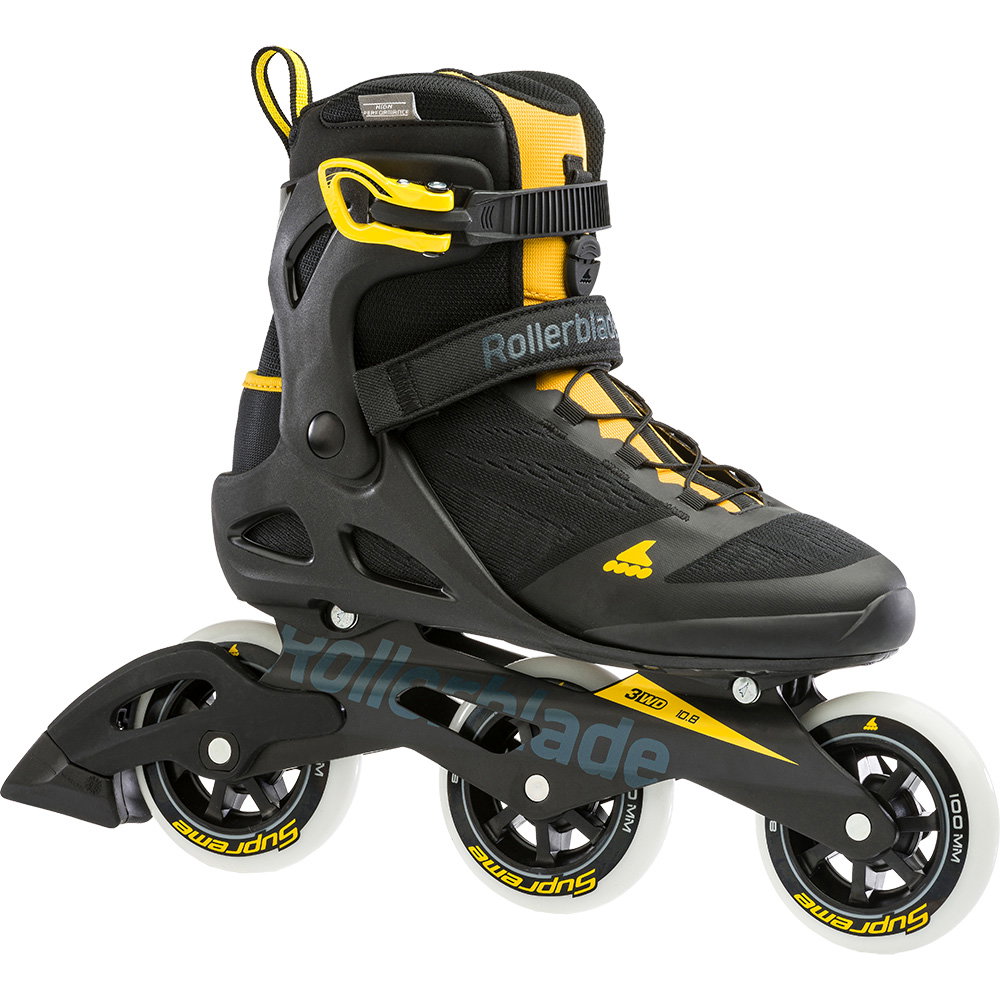 Rollerblade - Macroblade 100 3WD Inlineskates Herren black saffron yellow
