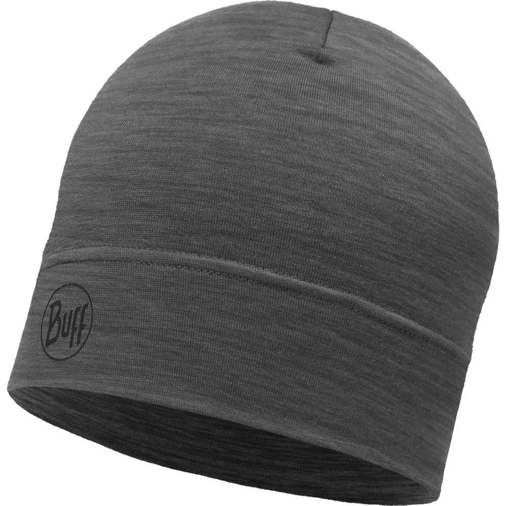 BUFF® - Lightweight Merino Woll Mütze solid grey