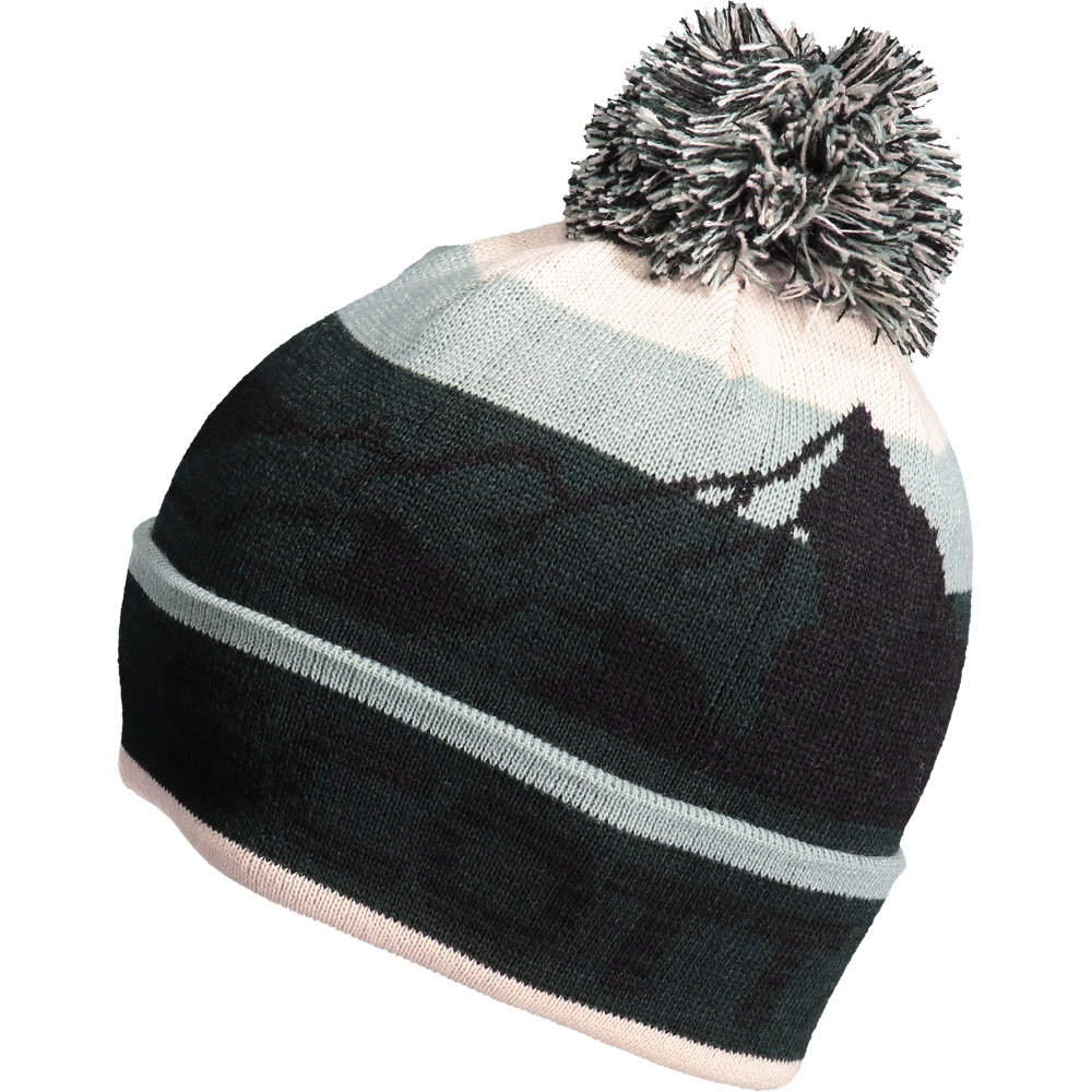 Scott - Team 40 Beanie tree green pale pink