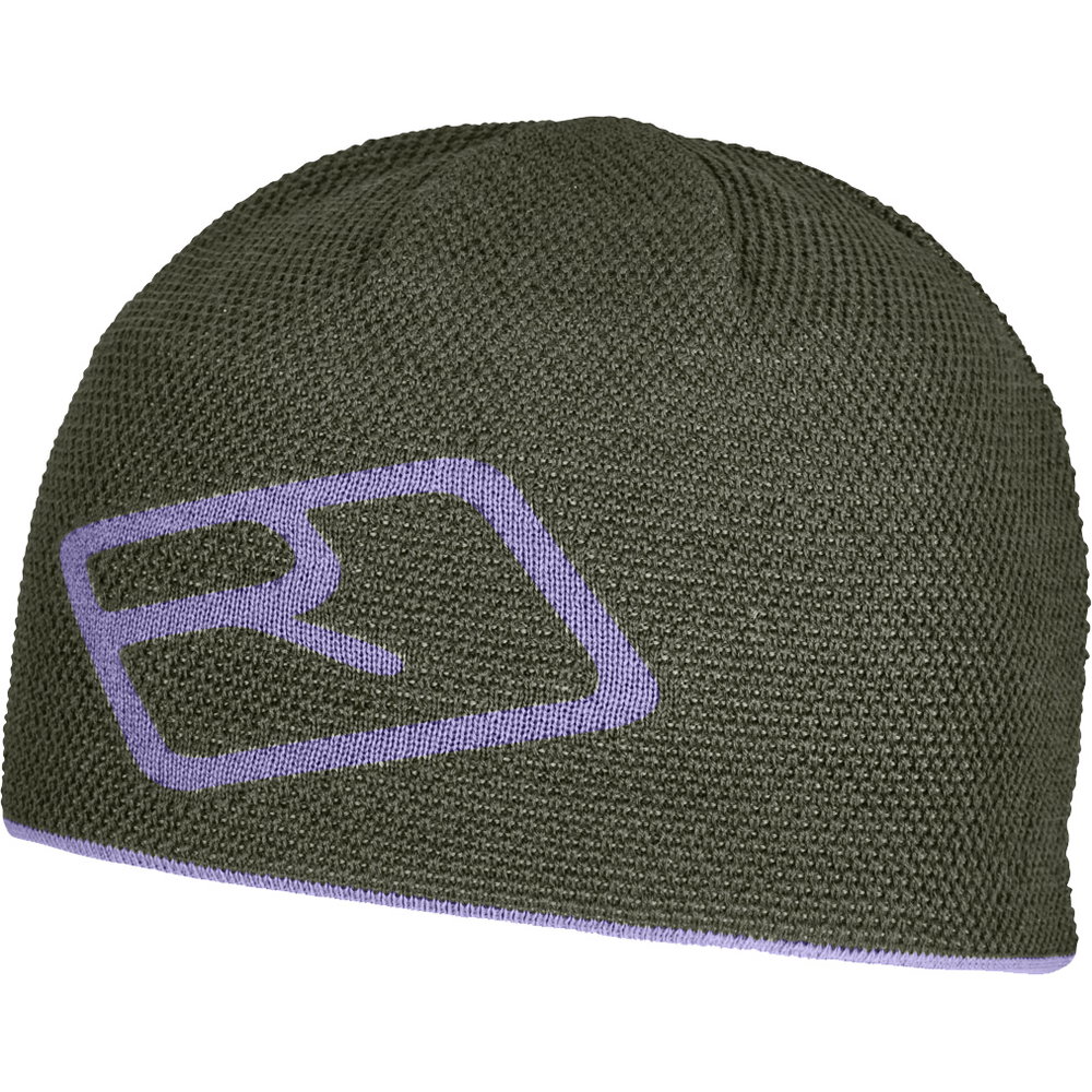ORTOVOX - Merino Logo Knit Beanie dark wild herbs