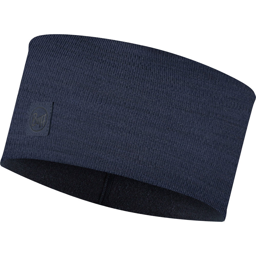 BUFF® - Merino Wide Stirnband solid night blue