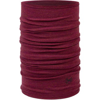 Buff Merino Midweight Melange Tibetan Red Tubular Neckwear