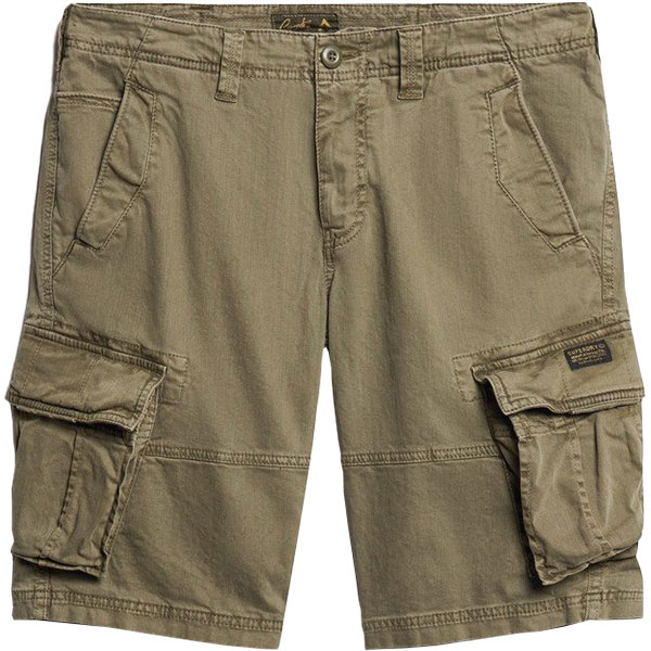 Superdry Herren Core Cargo Shorts mit Lockerer Passform Grün - Größe: 30