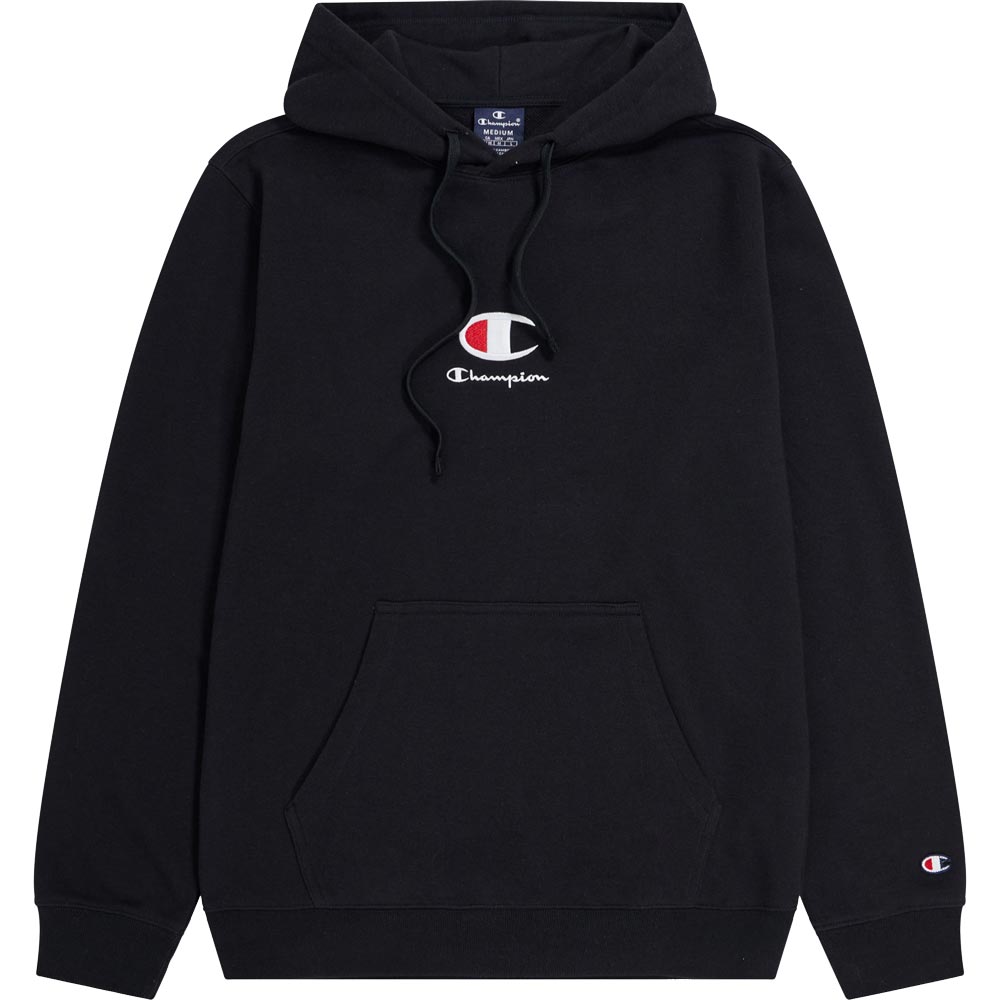 Champion - Icons Hooded Central Log Sweatshirt Herren black beauty